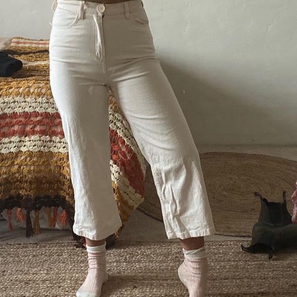 Whimsy + Row Flora Pant in Natural - Picture 8 of 10